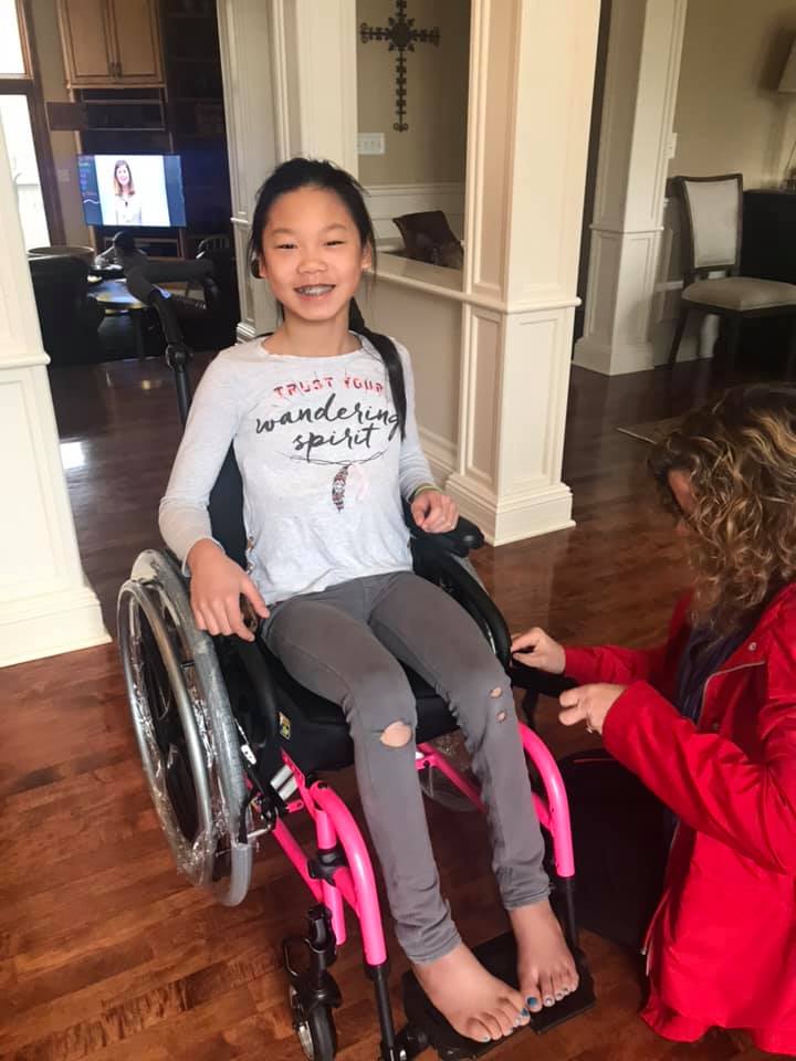 NUMotion Pink Wheelchair
