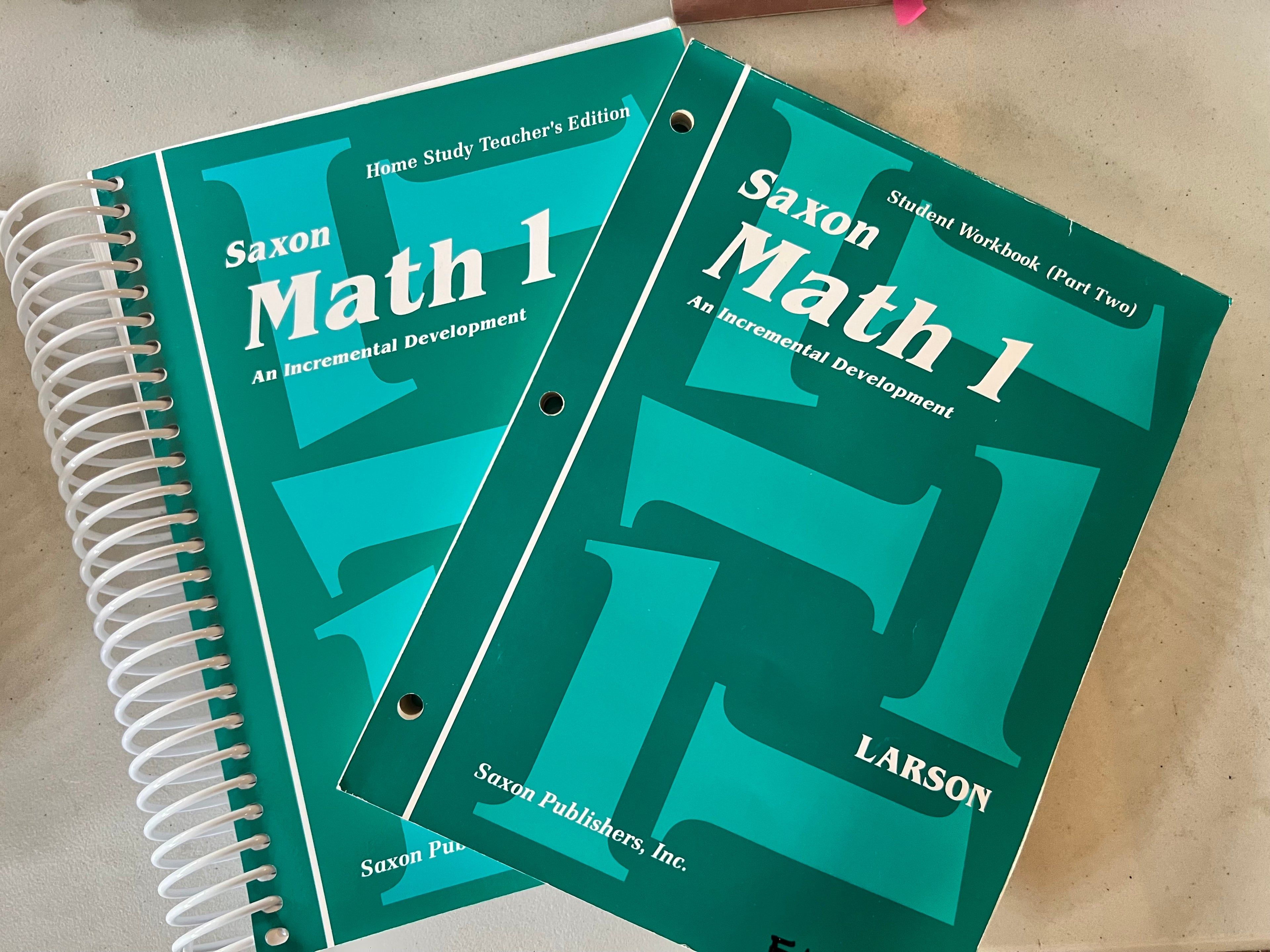 Saxon Math 1 - Teacher and Student Books
