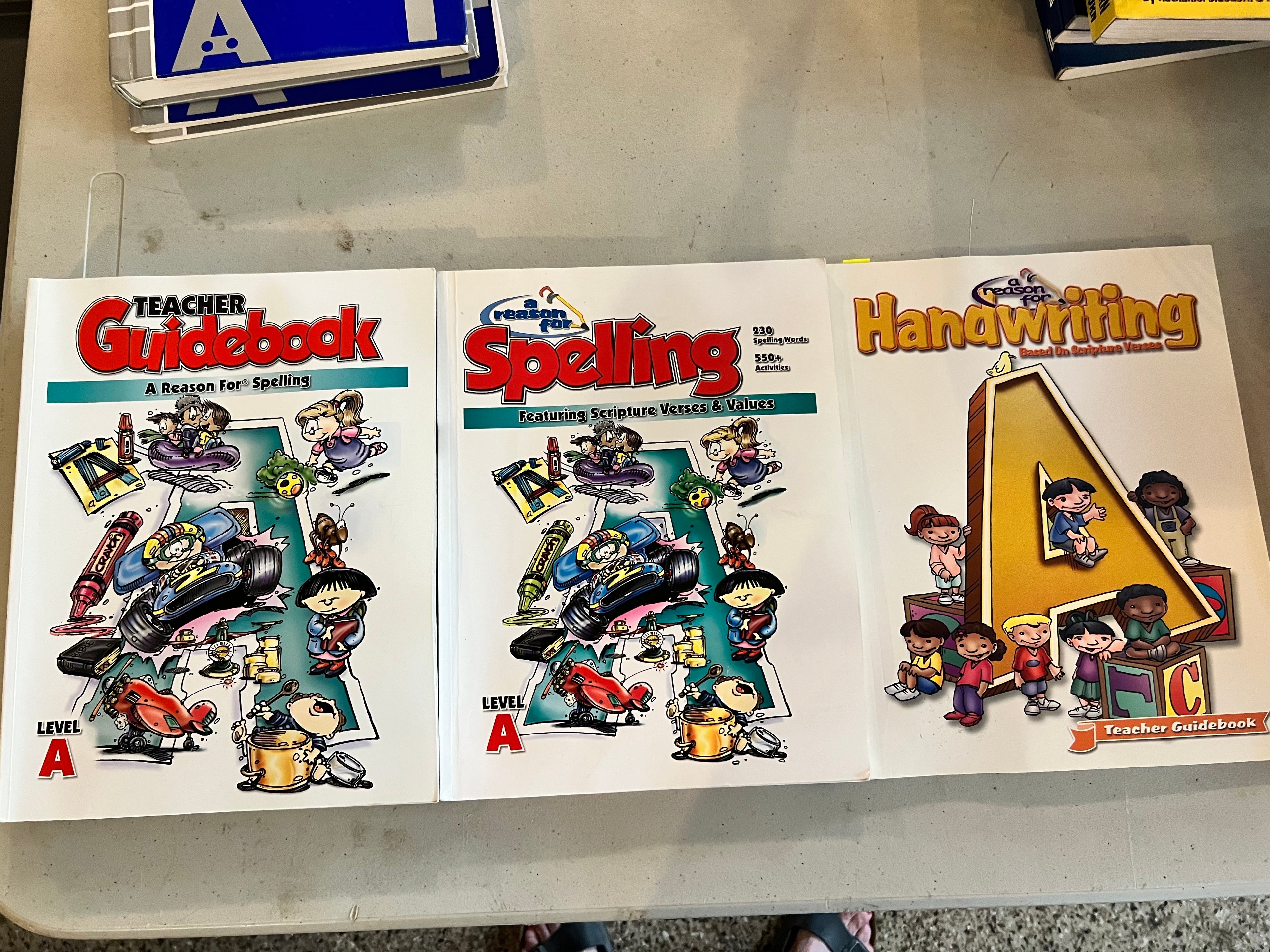 A Reason for Spelling + Handwriting SET - including teacher edition