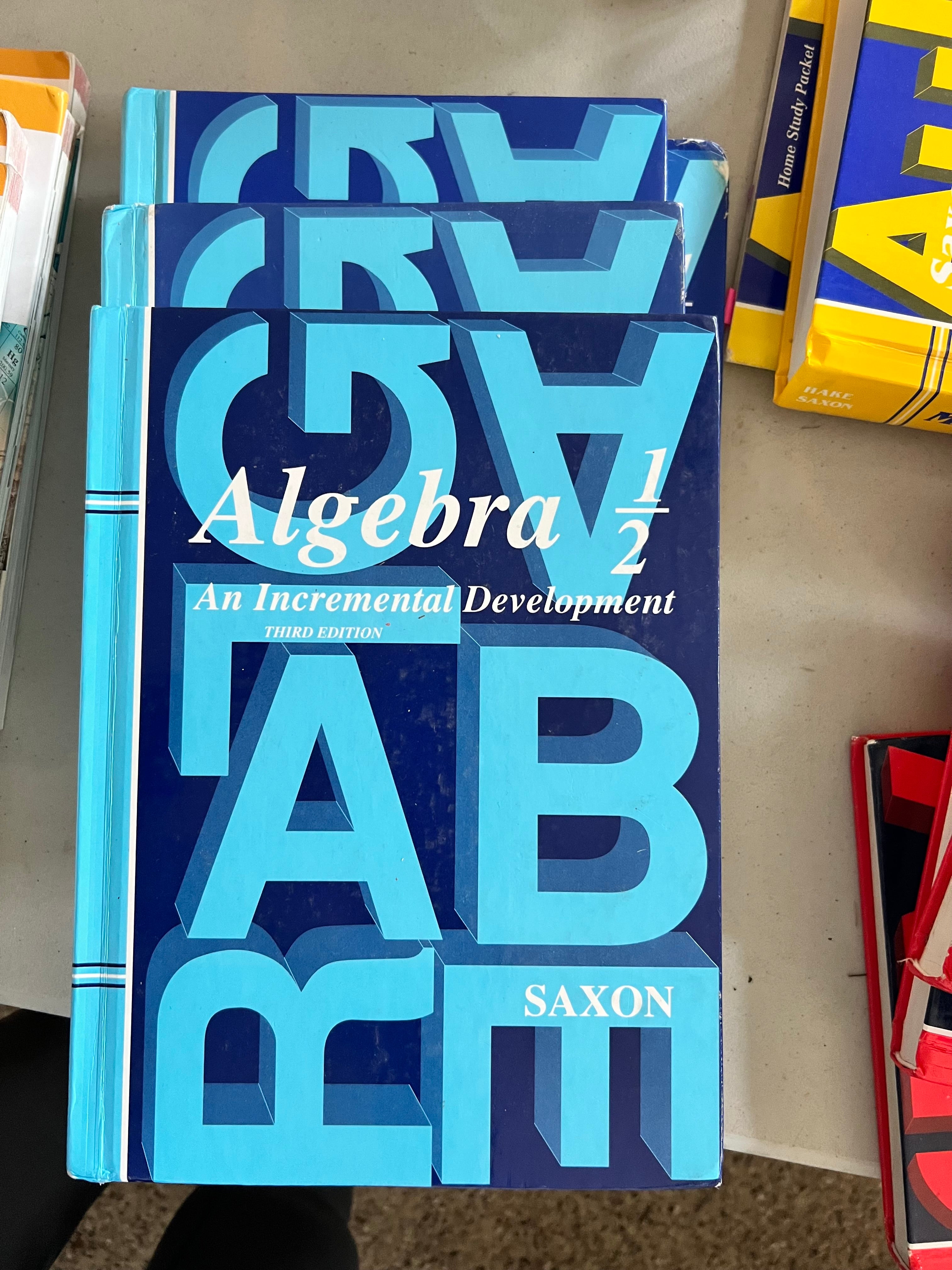 Student Edition 2004 (Saxon Algebra 1/2, 3rd Edition)