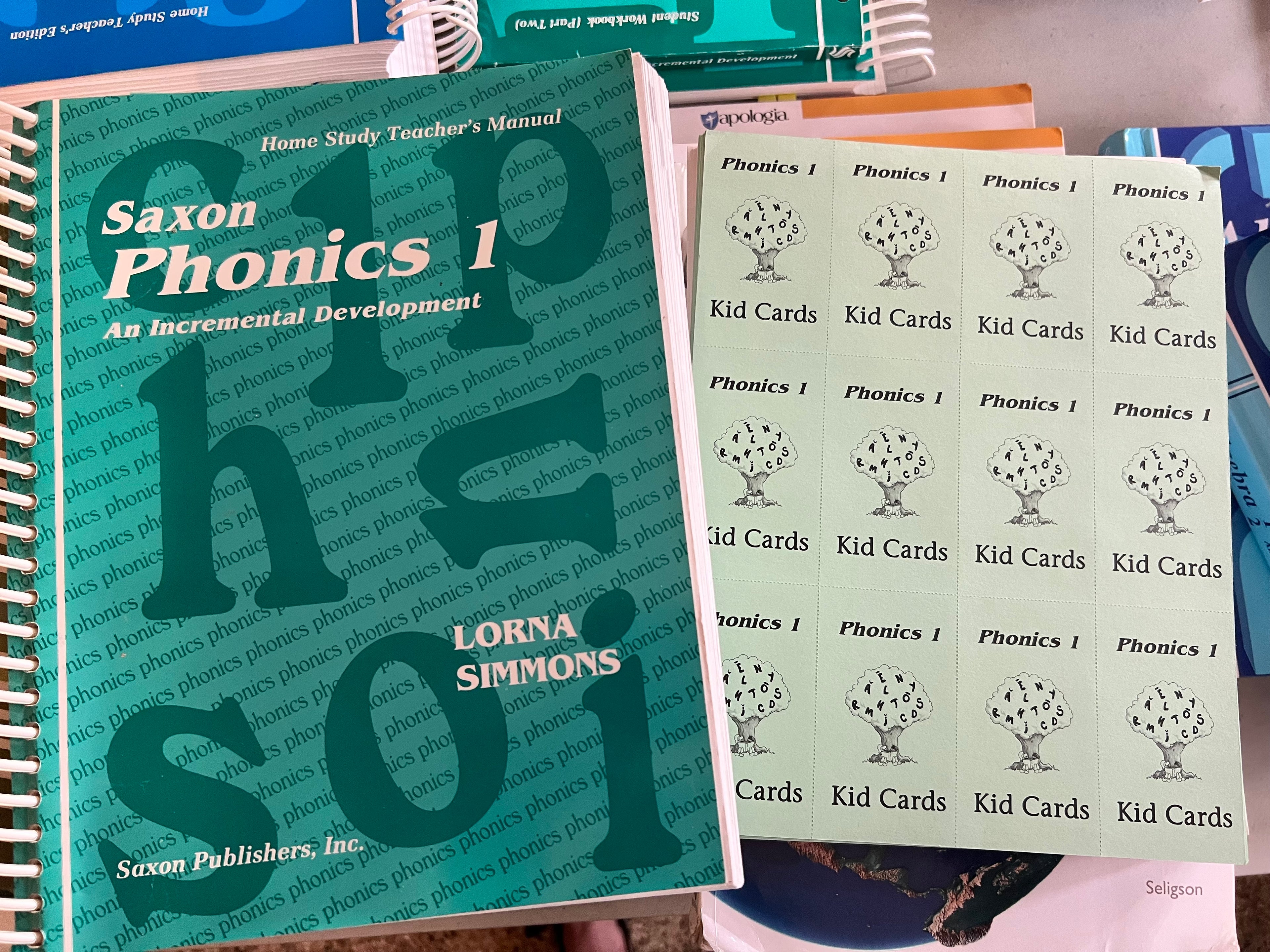 Saxon Phonics - includes all in image